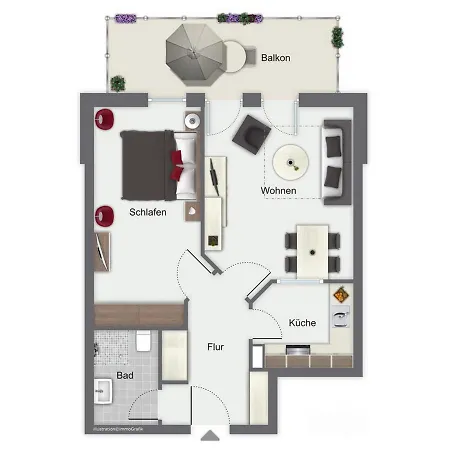 Apartment Neuer Weg 1 B Haron Boltenhagen (Ostseebad)