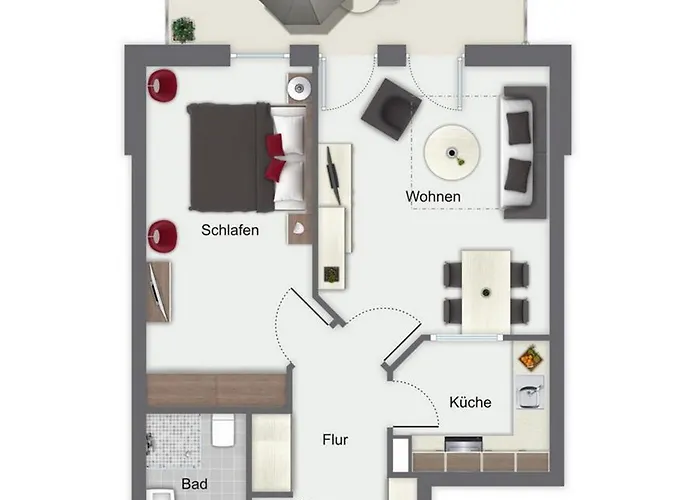 아파트 Neuer Weg 1 B Haron 볼텐하겐